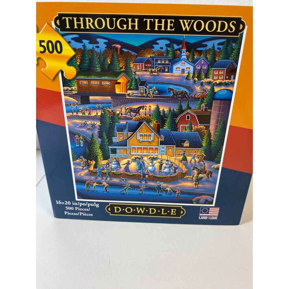 Jigsaw Puzzle Dowdle Through the Woods 500 Pieces